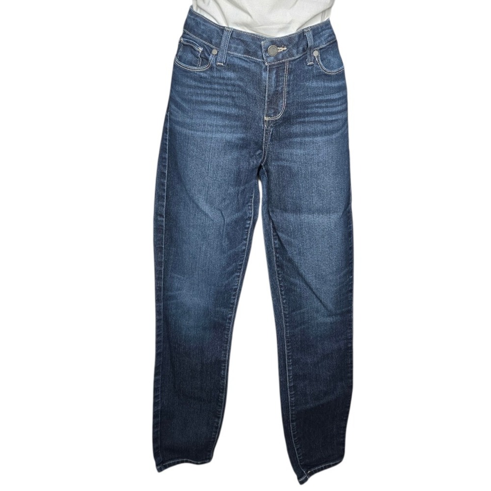 Paige Womens Verdugo Mid Rise Ankle Jeans Size 29 Whiskering Stretch Denim